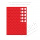 Red cover - White inner sheet